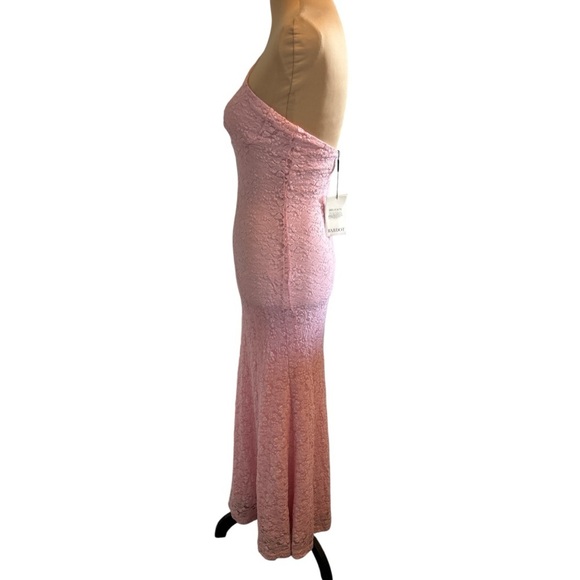 Bardot Albie Knit Maxi Dress Women's 4 Candy Pink One Shoulder Back Zip Closure. - Picture 6 of 11